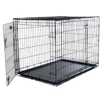 Double door outlet kennel panel